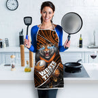 Wests Tigers Rugby Apron Tribal Polynesian Power Art - Lightning Mascot