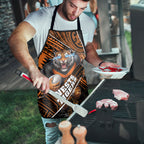 Wests Tigers Rugby Apron Tribal Polynesian Power Art - Lightning Mascot