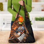 Wests Tigers Rugby Grocery Bag Tribal Polynesian Power Art - Lightning Mascot