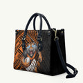 Wests Tigers Rugby Leather Bag Tribal Polynesian Power Art - Lightning Mascot