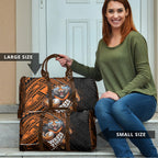 Wests Tigers Rugby Travel Bag Tribal Polynesian Power Art - Lightning Mascot