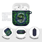 Personalised Barramundi Fishing AirPods Case Aboriginal Dot Art Fierce Fish