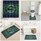 Personalised Barramundi Fishing Bathroom Set Aboriginal Dot Art Fierce Fish