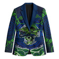 Personalised Barramundi Fishing Blazer Aboriginal Dot Art Fierce Fish