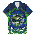 Personalised Barramundi Fishing Hawaiian Shirt Aboriginal Dot Art Fierce Fish