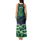 Personalised Barramundi Fishing Tank Maxi Dress Aboriginal Dot Art Fierce Fish