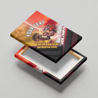 Personalized Brisbane Broncos vs Dolphins Canvas Wall Art Battle Epic Lightning Storm Mascot