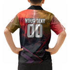 Personalized Brisbane Broncos vs Dolphins Hawaiian Shirt Battle Epic Lightning Storm Mascot