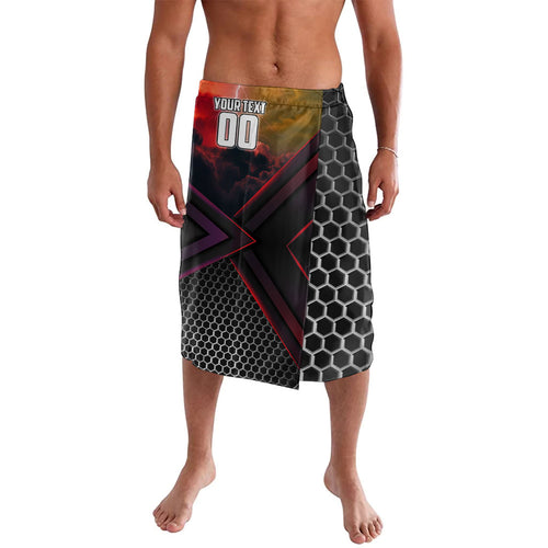 Personalized Brisbane Broncos vs Dolphins Lavalava Battle Epic Lightning Storm Mascot