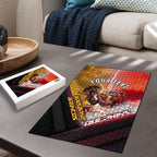Personalized Brisbane Broncos vs Dolphins Puzzle Battle Epic Lightning Storm Mascot