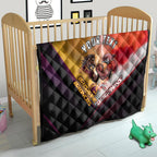 Personalized Brisbane Broncos vs Dolphins Quilt Battle Epic Lightning Storm Mascot