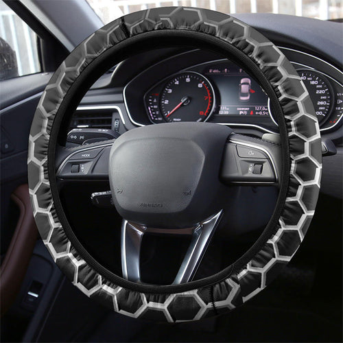 Brisbane Broncos vs Dolphins Steering Wheel Cover Battle Epic Lightning Storm Mascot