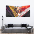Personalized Brisbane Broncos vs Dolphins Tapestry Battle Epic Lightning Storm Mascot