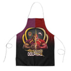 Brisbane Broncos vs Dolphins Fusion Apron Hybrid Mascot Lightning Graphic With Hexagon Honeycomb
