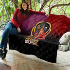 Brisbane Broncos vs Dolphins Fusion Quilt Hybrid Mascot Lightning Graphic With Hexagon Honeycomb