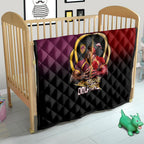 Brisbane Broncos vs Dolphins Fusion Quilt Hybrid Mascot Lightning Graphic With Hexagon Honeycomb