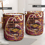 Aboriginal Barramundi Fishing Fear What Lurks Below Laundry Basket Indigenous Australian Dot Predatory Fish