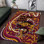 Aboriginal Barramundi Fishing Fear What Lurks Below Area Rug Indigenous Australian Dot Predatory Fish