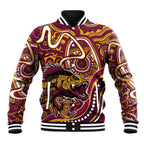 Aboriginal Barramundi Fishing Fear What Lurks Below Baseball Jacket Indigenous Australian Dot Predatory Fish