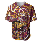 Aboriginal Barramundi Fishing Fear What Lurks Below Baseball Jersey Indigenous Australian Dot Predatory Fish