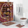 Aboriginal Barramundi Fishing Fear What Lurks Below Bathroom Set Indigenous Australian Dot Predatory Fish