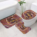Aboriginal Barramundi Fishing Fear What Lurks Below Bathroom Set Indigenous Australian Dot Predatory Fish