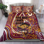 Aboriginal Barramundi Fishing Fear What Lurks Below Bedding Set Indigenous Australian Dot Predatory Fish