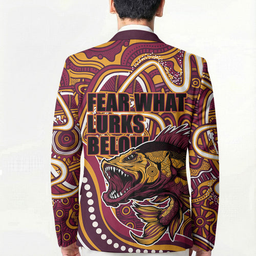 Aboriginal Barramundi Fishing Fear What Lurks Below Blazer Indigenous Australian Dot Predatory Fish