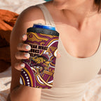 Aboriginal Barramundi Fishing Fear What Lurks Below 4 in 1 Can Cooler Tumbler Indigenous Australian Dot Predatory Fish