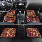 Aboriginal Barramundi Fishing Fear What Lurks Below Car Mats Indigenous Australian Dot Predatory Fish