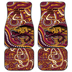 Aboriginal Barramundi Fishing Fear What Lurks Below Car Mats Indigenous Australian Dot Predatory Fish