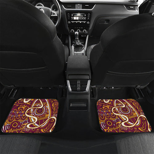 Aboriginal Barramundi Fishing Fear What Lurks Below Car Mats Indigenous Australian Dot Predatory Fish
