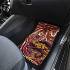Aboriginal Barramundi Fishing Fear What Lurks Below Car Mats Indigenous Australian Dot Predatory Fish