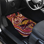 Aboriginal Barramundi Fishing Fear What Lurks Below Car Mats Indigenous Australian Dot Predatory Fish