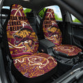 Aboriginal Barramundi Fishing Fear What Lurks Below Car Seat Cover Indigenous Australian Dot Predatory Fish