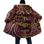 Aboriginal Barramundi Fishing Fear What Lurks Below Cloak Indigenous Australian Dot Predatory Fish