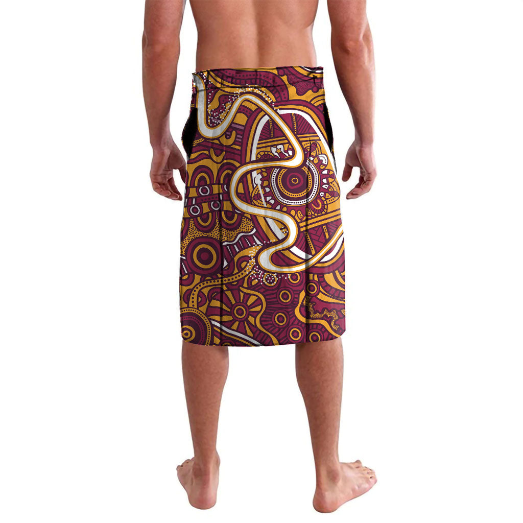 Aboriginal Barramundi Fishing Fear What Lurks Below Lavalava Indigenous Australian Dot Predatory Fish