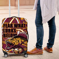 Aboriginal Barramundi Fishing Fear What Lurks Below Luggage Cover Indigenous Australian Dot Predatory Fish