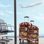 Aboriginal Barramundi Fishing Fear What Lurks Below Luggage Cover Indigenous Australian Dot Predatory Fish