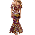 Aboriginal Barramundi Fishing Fear What Lurks Below Mermaid Dress Indigenous Australian Dot Predatory Fish