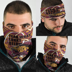 Aboriginal Barramundi Fishing Fear What Lurks Below Neck Gaiter Indigenous Australian Dot Predatory Fish