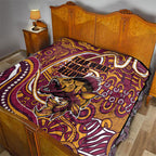 Aboriginal Barramundi Fishing Fear What Lurks Below Quilt Indigenous Australian Dot Predatory Fish
