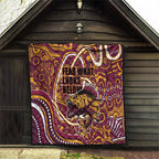 Aboriginal Barramundi Fishing Fear What Lurks Below Quilt Indigenous Australian Dot Predatory Fish