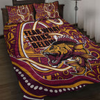 Aboriginal Barramundi Fishing Fear What Lurks Below Quilt Bed Set Indigenous Australian Dot Predatory Fish