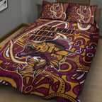 Aboriginal Barramundi Fishing Fear What Lurks Below Quilt Bed Set Indigenous Australian Dot Predatory Fish