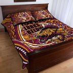 Aboriginal Barramundi Fishing Fear What Lurks Below Quilt Bed Set Indigenous Australian Dot Predatory Fish