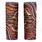 Aboriginal Barramundi Fishing Fear What Lurks Below Skinny Tumbler Indigenous Australian Dot Predatory Fish