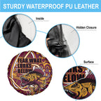 Aboriginal Barramundi Fishing Fear What Lurks Below Spare Tire Cover Indigenous Australian Dot Predatory Fish