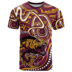 Aboriginal Barramundi Fishing Fear What Lurks Below T Shirt Indigenous Australian Dot Predatory Fish