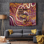 Aboriginal Barramundi Fishing Fear What Lurks Below Tapestry Indigenous Australian Dot Predatory Fish